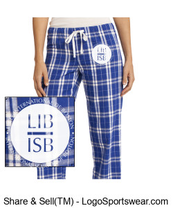 District Women's Flannel Plaid Pants Design Zoom